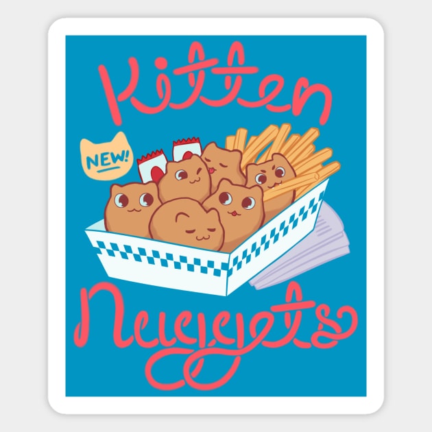 Kitten Nuggets Magnet by Starling